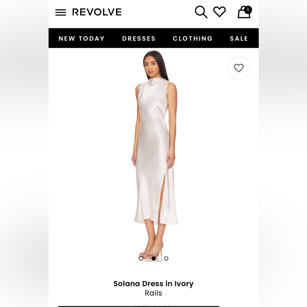 Rails Solana Dress Ivory XS